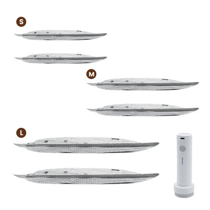 Vacuum Storage Bags with Rechargeable Pump (Travel)