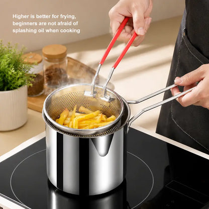Stainless Steel Deep Fryer Set
