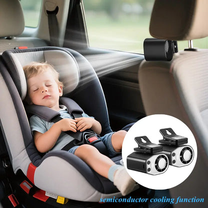 Semiconductor Cooling Car Fan with 100-Speed Control