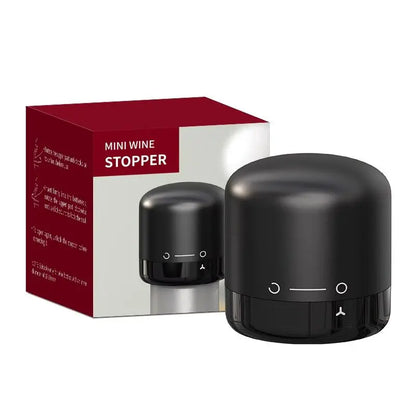 Vacuum wine stopper.Champagne and wine, red wine and liquor