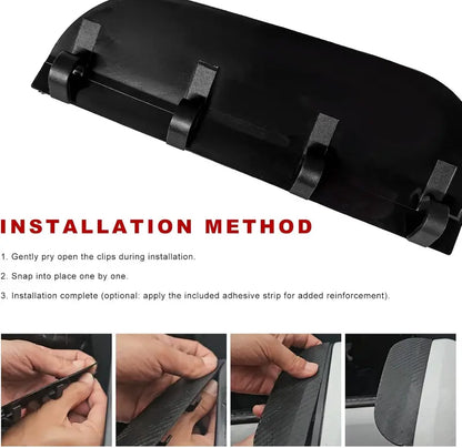 Waterproof Carbon Fiber Auto Exterior Side Mirror Rain Guards
