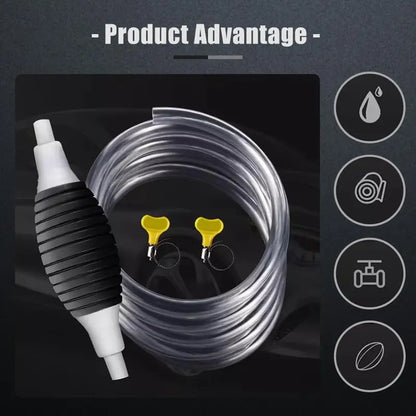 2-in-1 Manual Oil & Fluid Transfer Siphon Pump