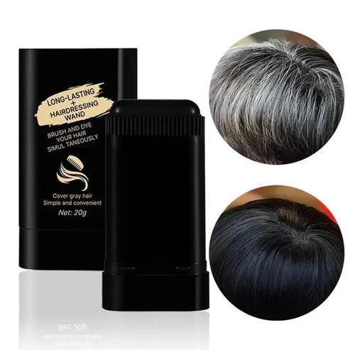 Waterproof Gray Coverage Hair Dye Wand 2-Pack