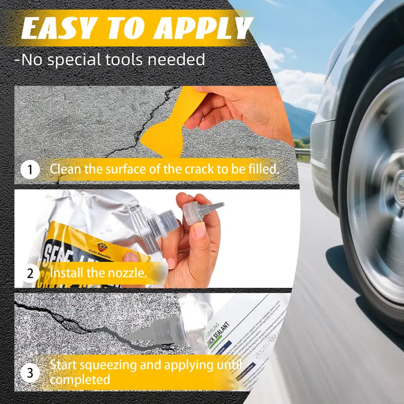 Self-Leveling Concrete Crack Repair Sealant