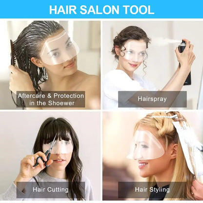 50pcs/set Hair Styling Face Shield
