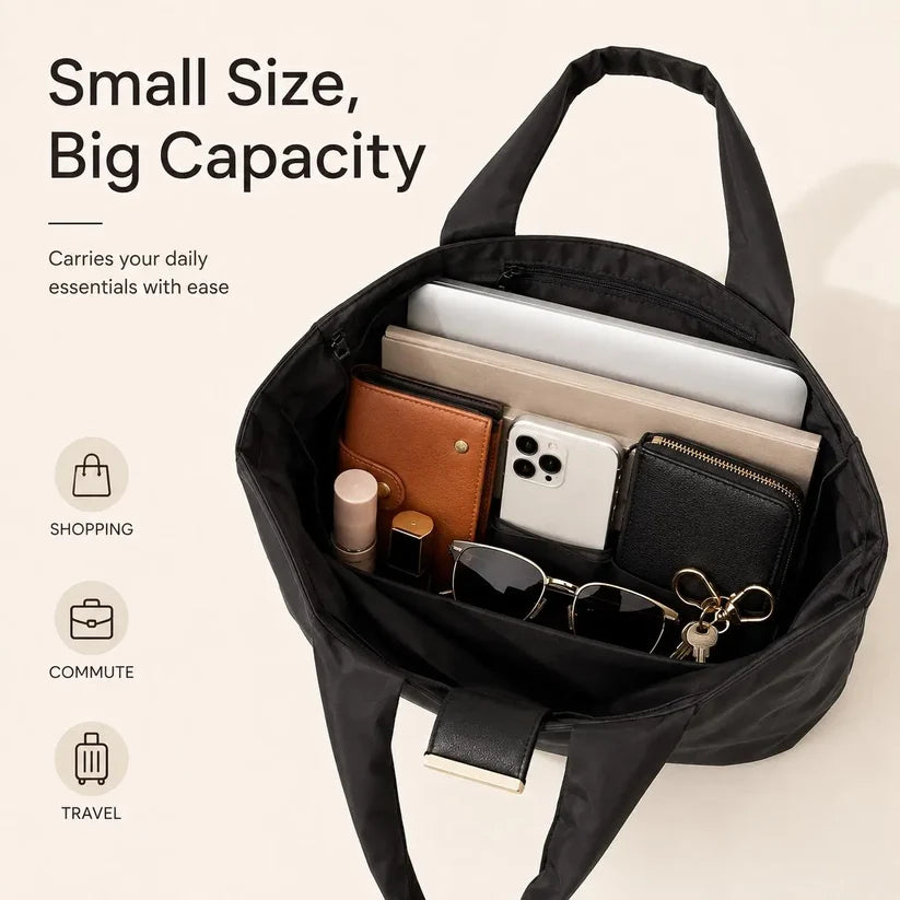 Foldable Keychain Tote Bag – Pocket-Size Reusable Shopping Bag
