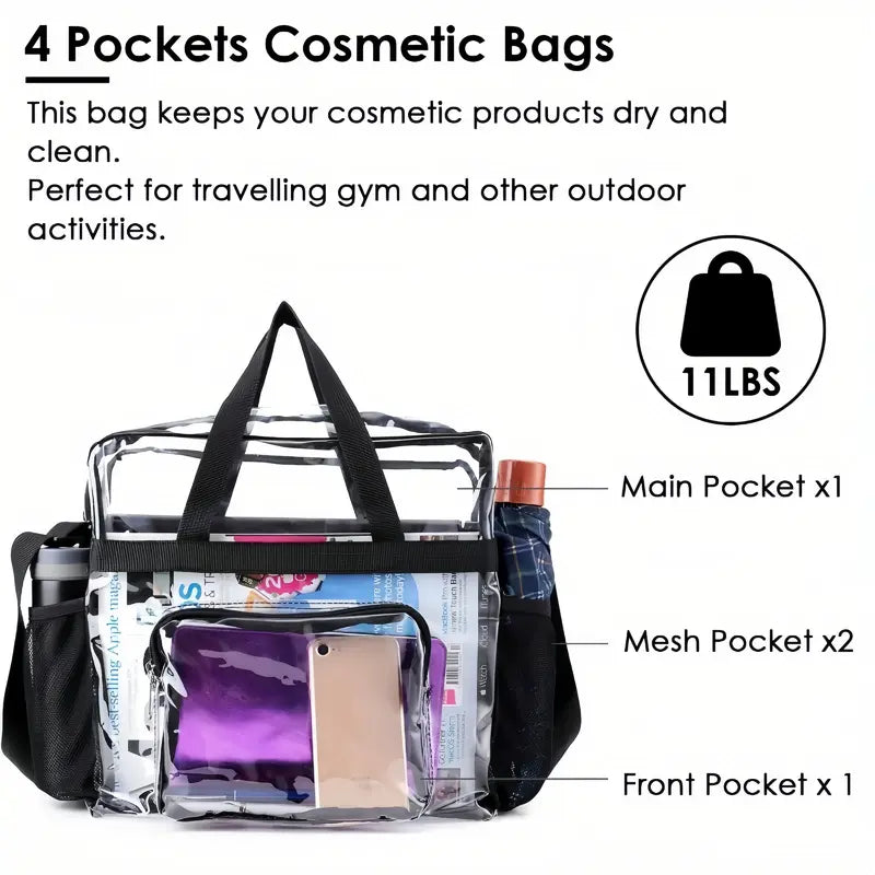 Clear Stadium Crossbody Bag