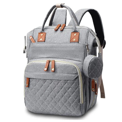 Multifunctional Diaper Backpack with USB Charging Port