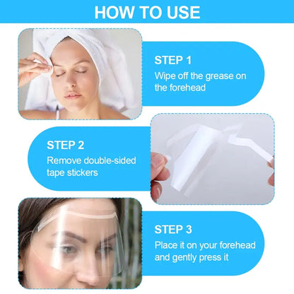 50pcs/set Hair Styling Face Shield