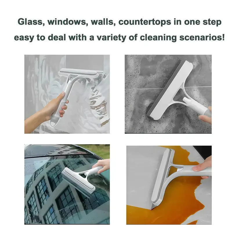 3-in-1 Spray Glass Cleaner Squeegee