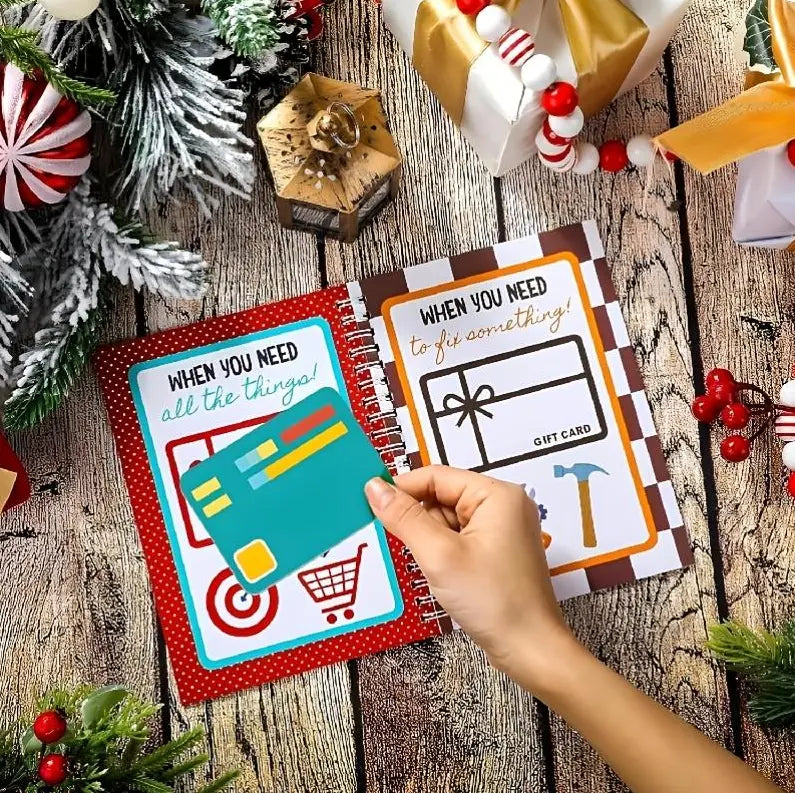 Holiday DIY Gift Card Album with Surprise Pages & Card Keeper