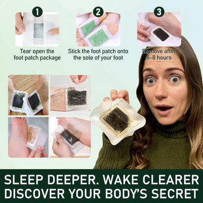 WakeSecret Natural Foot Patch – Promote Relaxation