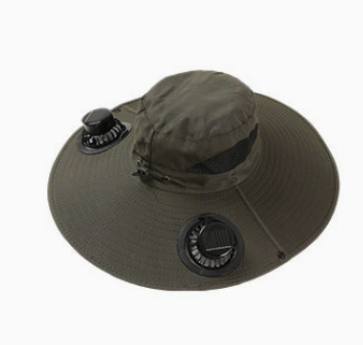 Solar Cooling Fan Bucket Hat