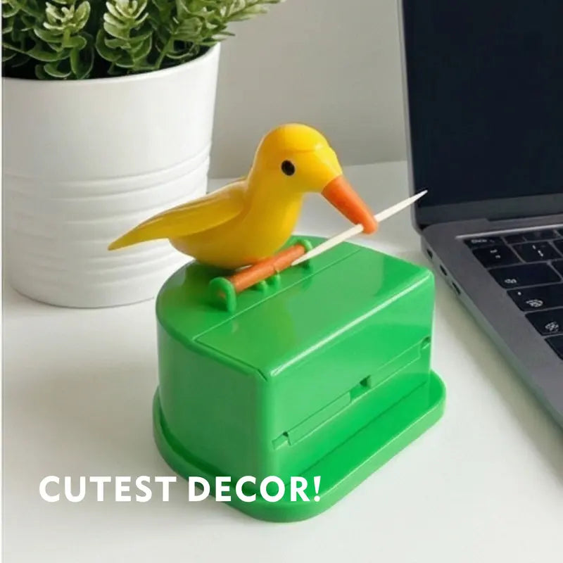 Automatic Pecking Bird Toothpick Dispenser