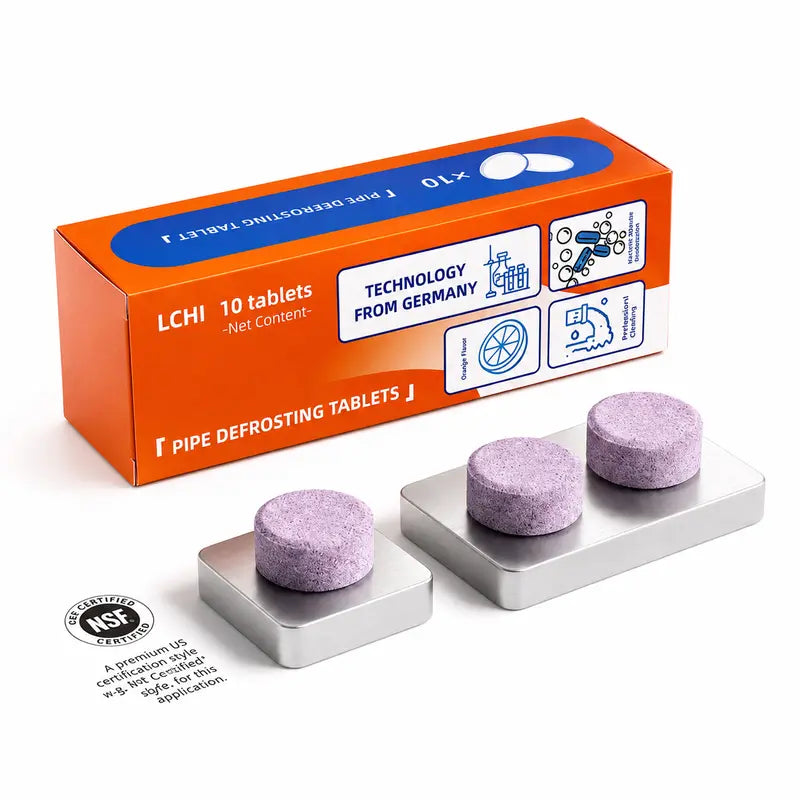 Multi-Use Pipe Cleaner Tablets for Drains, Washers & Septic