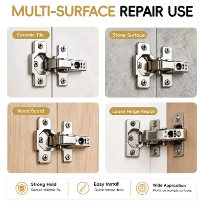 6×14mm Door Hinge Repair Screws & Expansion Anchors – 30/60 Pack