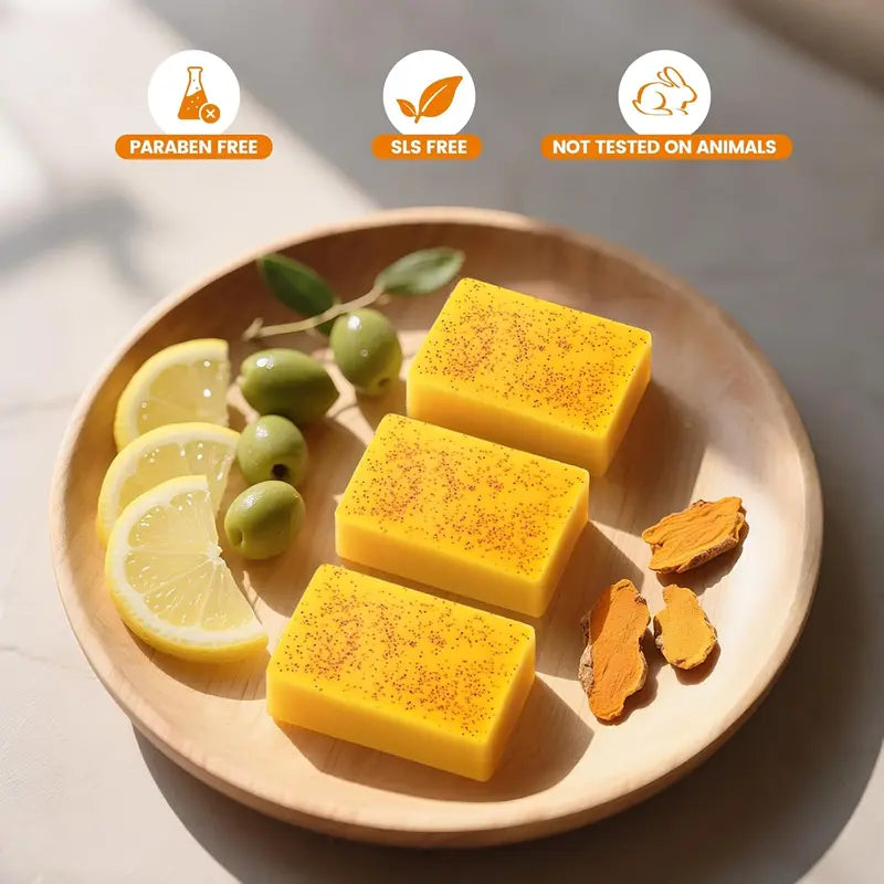 Honey Lemon Turmeric Natural Daily Moisturizing Body Soap