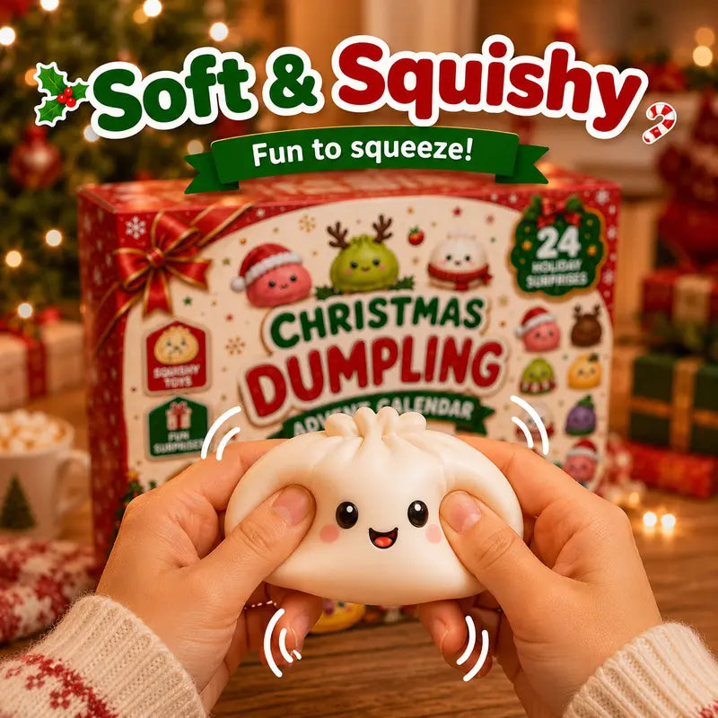 Christmas Advent Calendar 2026 – 24 Dumpling Squishy Toys