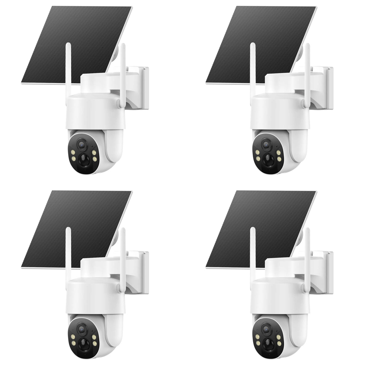 4G Solar Security Camera with 2K Color Night Vision