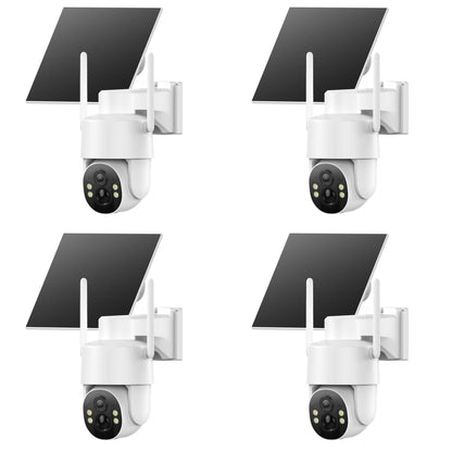 4G Solar Security Camera with 2K Color Night Vision