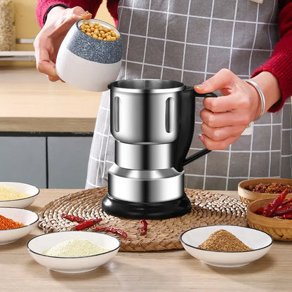 Multi-Function Stainless Steel Coffee & Grain Grinder