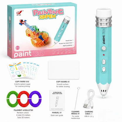 Kids Rechargeable 3D Printing Pen Kit – Build Creativity & Hands-On Skills