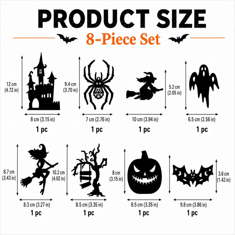 Halloween 3D LED Wall Light Set
