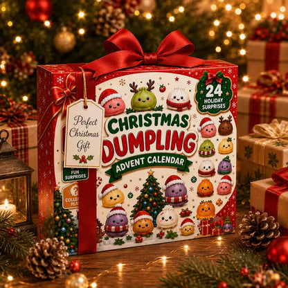 Christmas Advent Calendar 2026 – 24 Dumpling Squishy Toys
