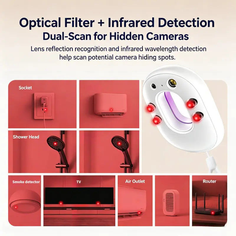 2026 Upgraded 2nd-Generation Hidden Camera Detector