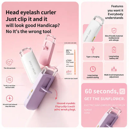 Rechargeable Heated Eyelash Curler