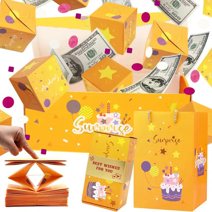 Surprise Explosion Cash Gift Box