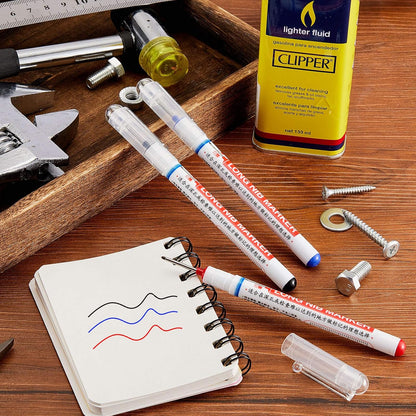 Long Handled Markers with 1.5mm Long Nibs for Deep Hole Marking