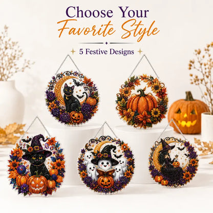 Halloween Christmas DIY Diamond Painting Suncatcher Kit