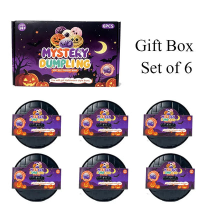 👻 Halloween Ghost Dumpling Glitter Squishy Toy