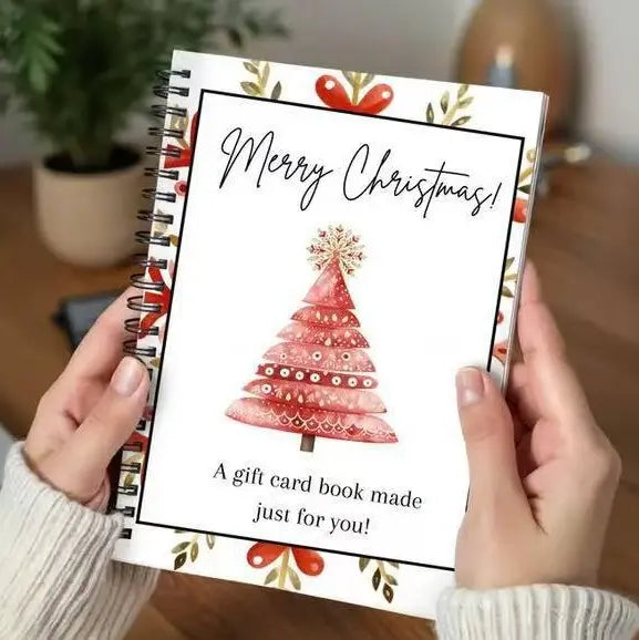 Holiday DIY Gift Card Album with Surprise Pages & Card Keeper
