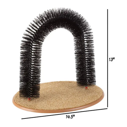 Petmaker Self-Grooming Cat Arch & Bristle Massage Brush