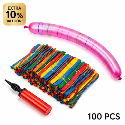 Rocket Balloons Flying Balloon Set with Hand Pump