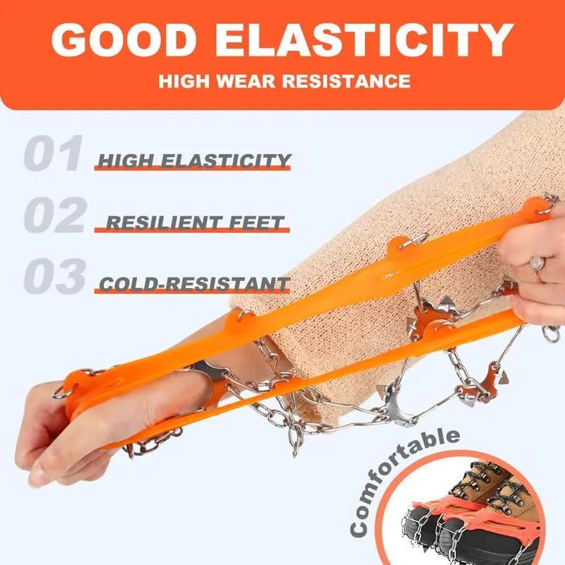 Universal Anti-Slip Ice Cleats for Shoes & Boots
