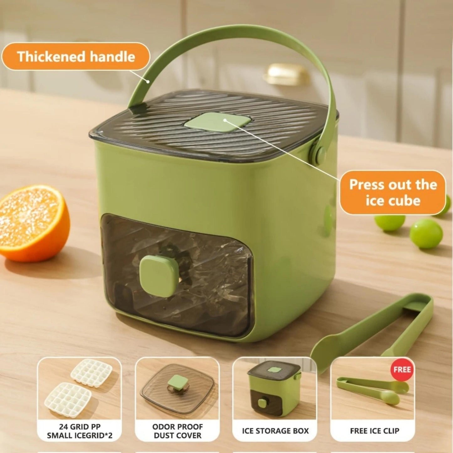 Portable Ice Maker and Storage Bucket