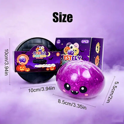 👻 Halloween Ghost Dumpling Glitter Squishy Toy