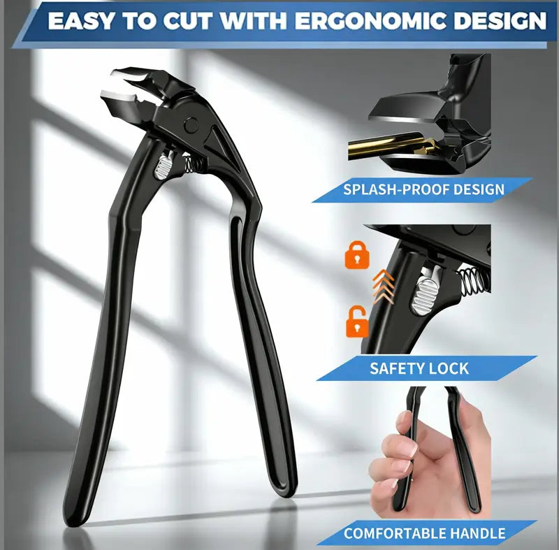 3-Piece Heavy-Duty Curved Nail Clipper Set