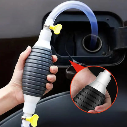 2-in-1 Manual Oil & Fluid Transfer Siphon Pump
