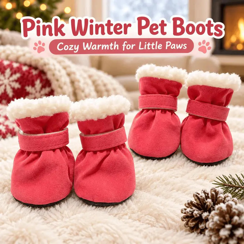 Soft Velvet Puppy Booties