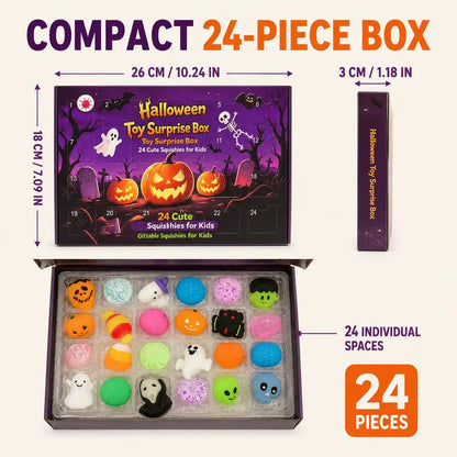 24-Piece Halloween Squishy Countdown Surprise Box