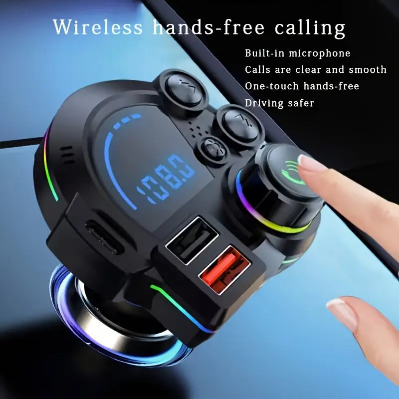 30W Bluetooth FM Car Charger Transmitter