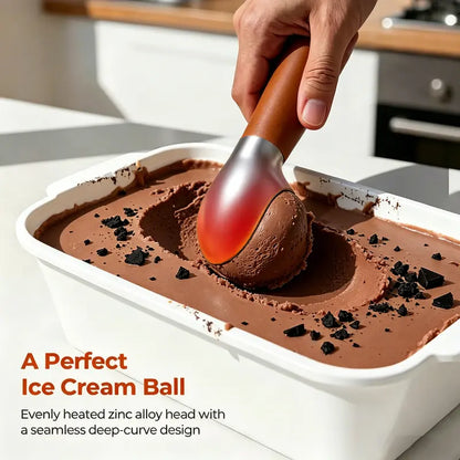 Heated Ice Cream Scoop with LED Display