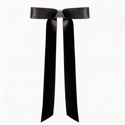 Magnetic Satin Ribbon Bow Hair Clip