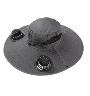 Solar Cooling Fan Bucket Hat