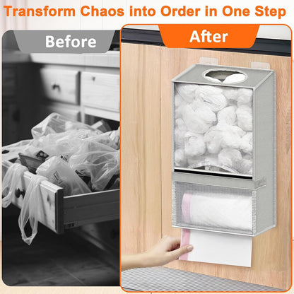 Wall-Mounted Plastic Bag Dispenser