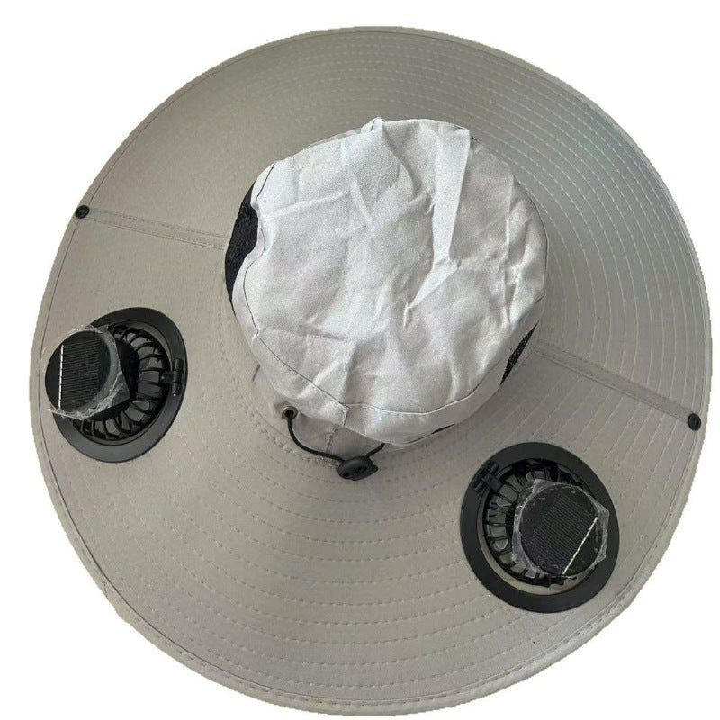 Solar Cooling Fan Bucket Hat
